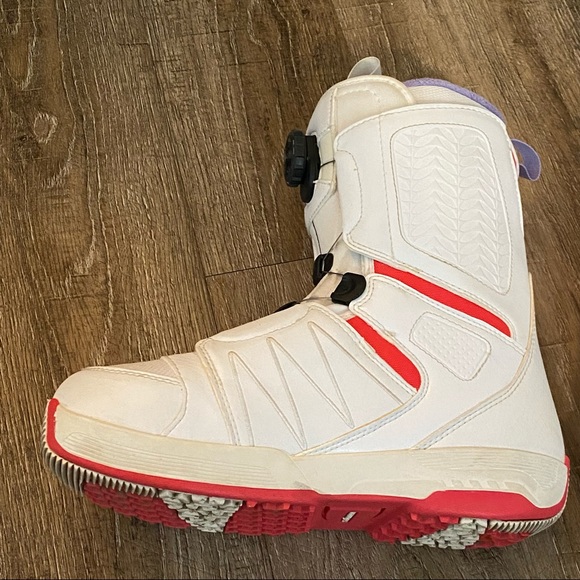 -sold- Salomon Woman Snowboarding Pearl BOA W9.5 - Picture 3 of 8